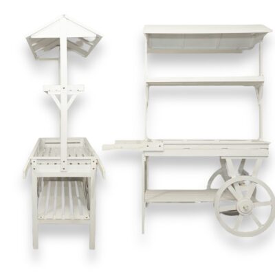 White Candy Cart