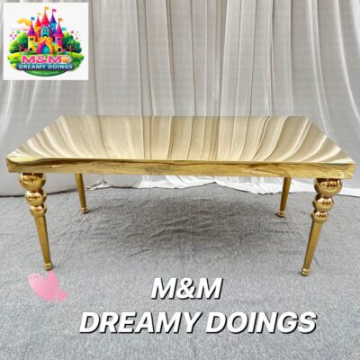 Kids Luxe shiny mirror top table